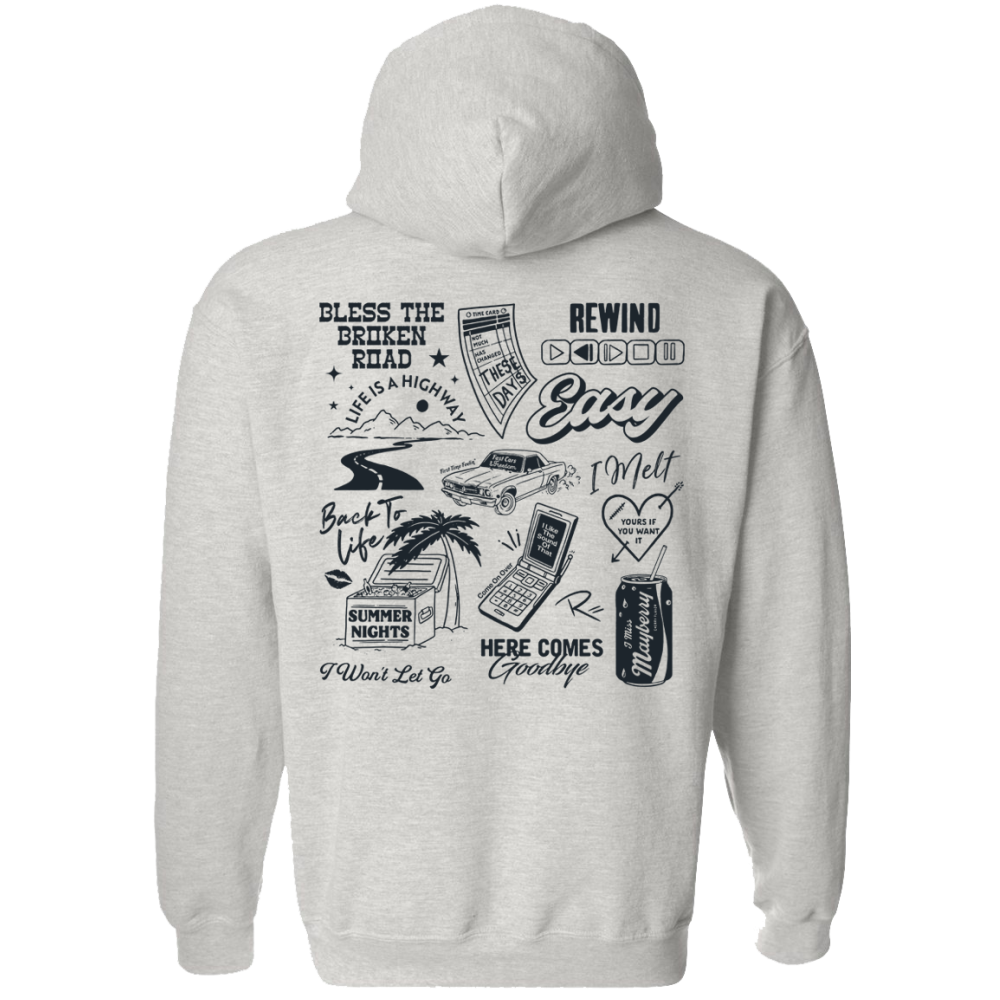 Song Mashup Pullover Hoodie