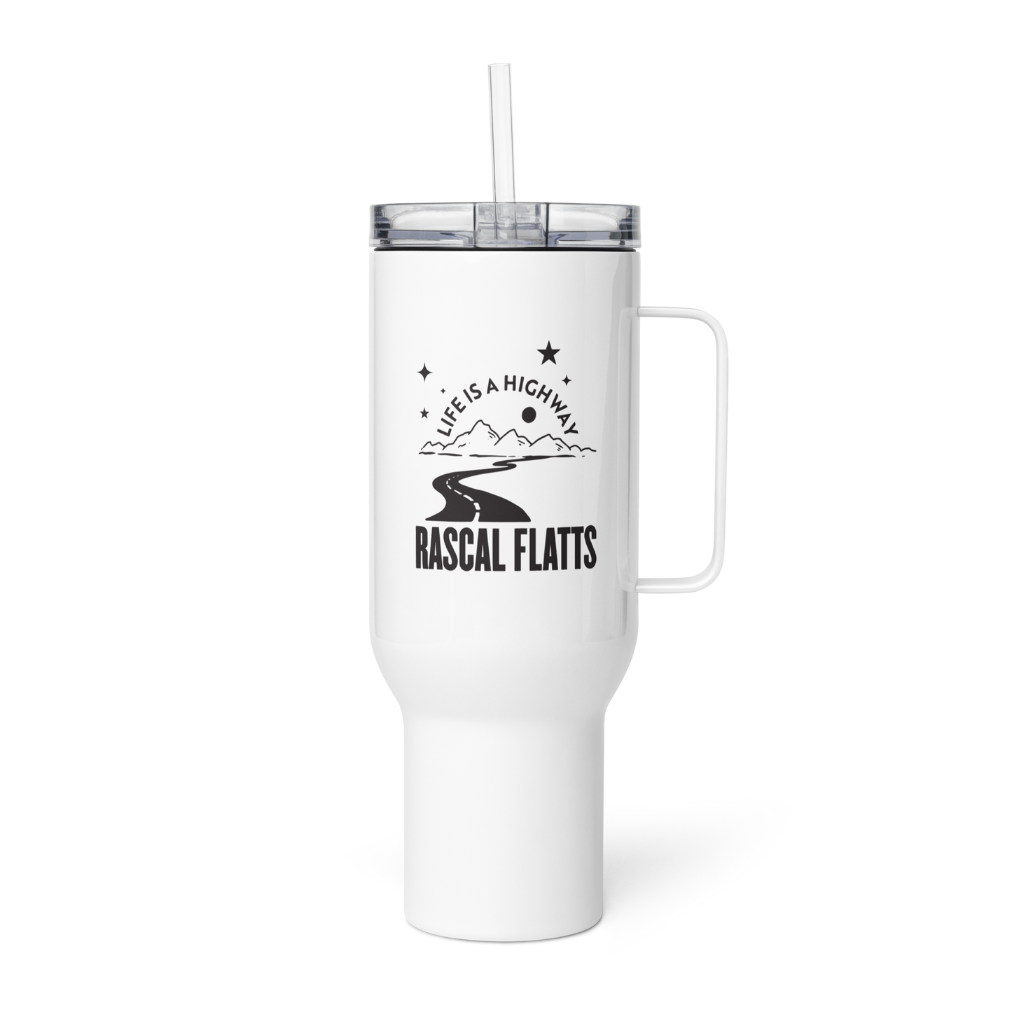 40 oz Travel Mug with a Handle