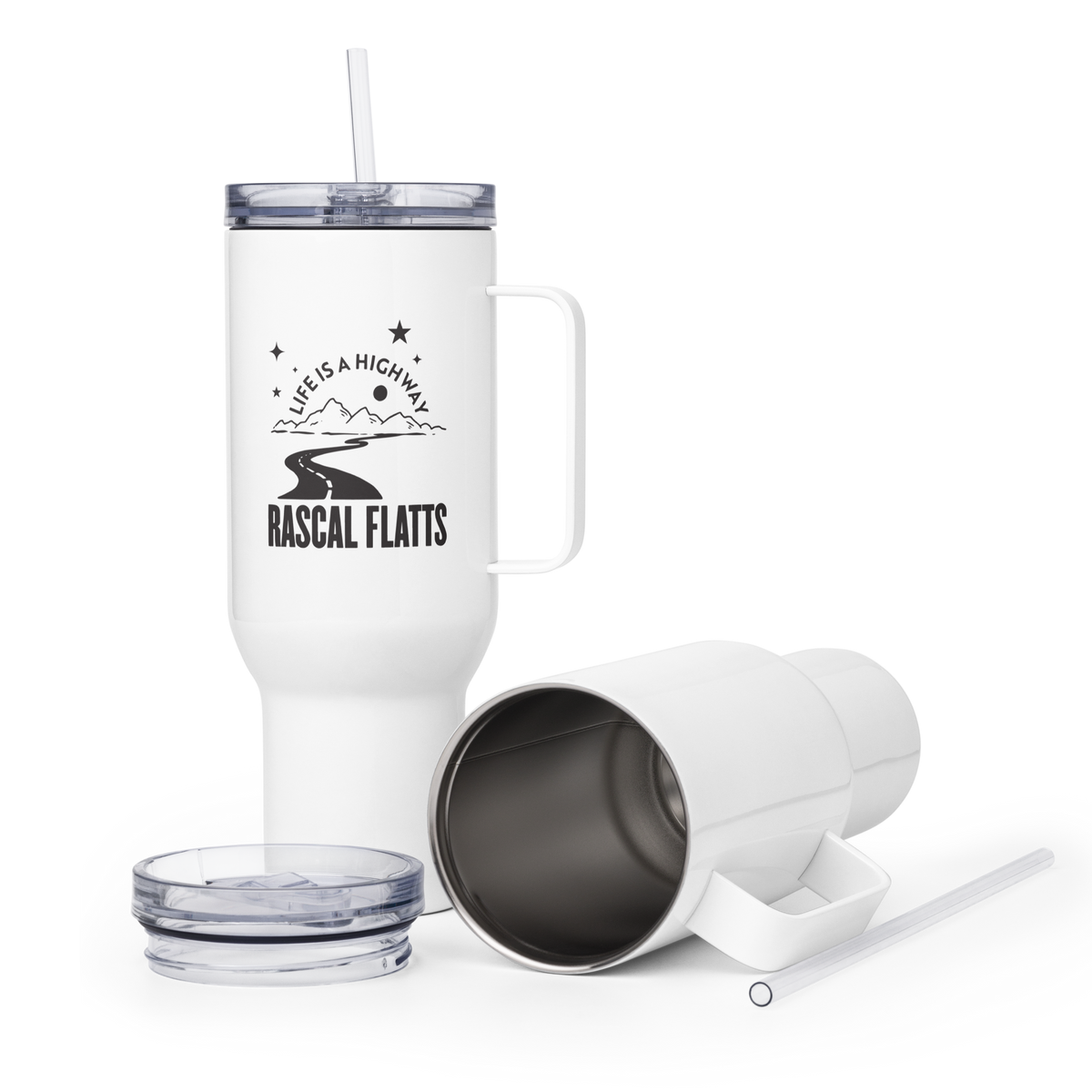 40 oz Travel Mug with a Handle – Rascal Flatts